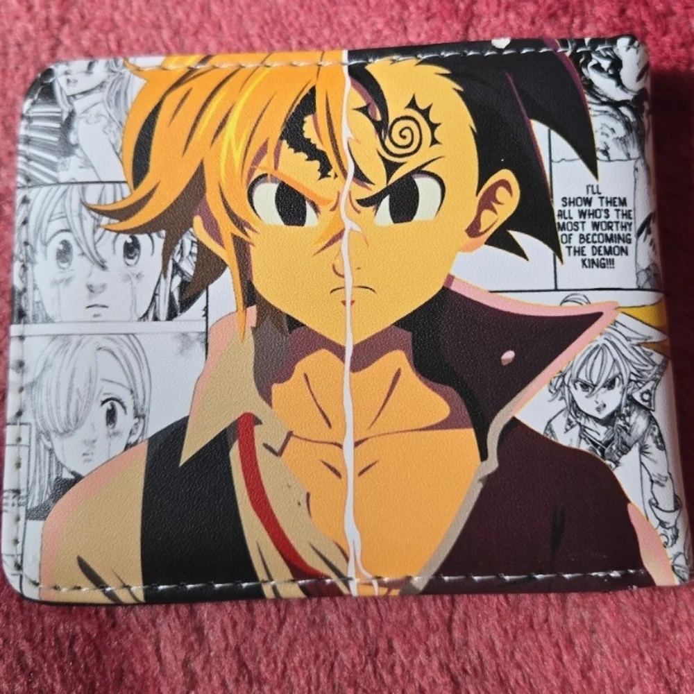 New seven deadly sins anime manga leather wallet